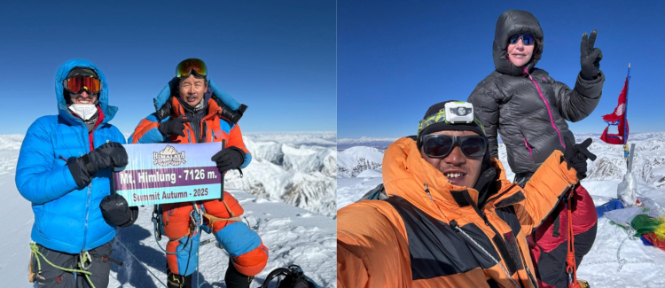 Climbing period Himlung Summit (7,126m) and base camp.