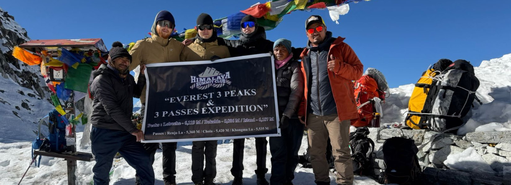 Everest 3 Passes & 3 Peaks Expedition